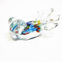 金魚 置物 ガラス オブジェ 可愛い インテリア雑貨 とんぼ玉